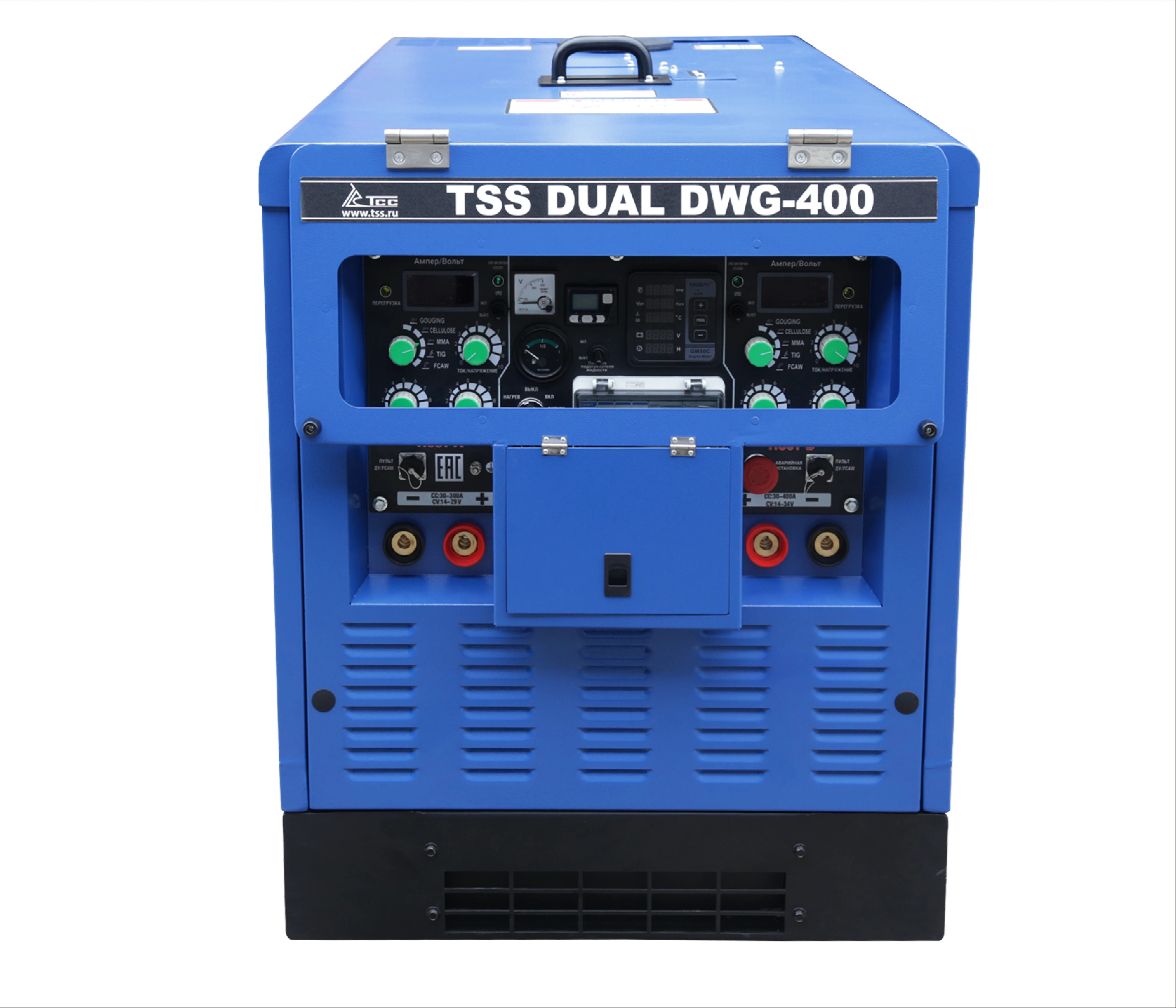 Генератор сварочный дизельный двухпостовой TSS DUAL DWG-400 для строительных и монтажных работ