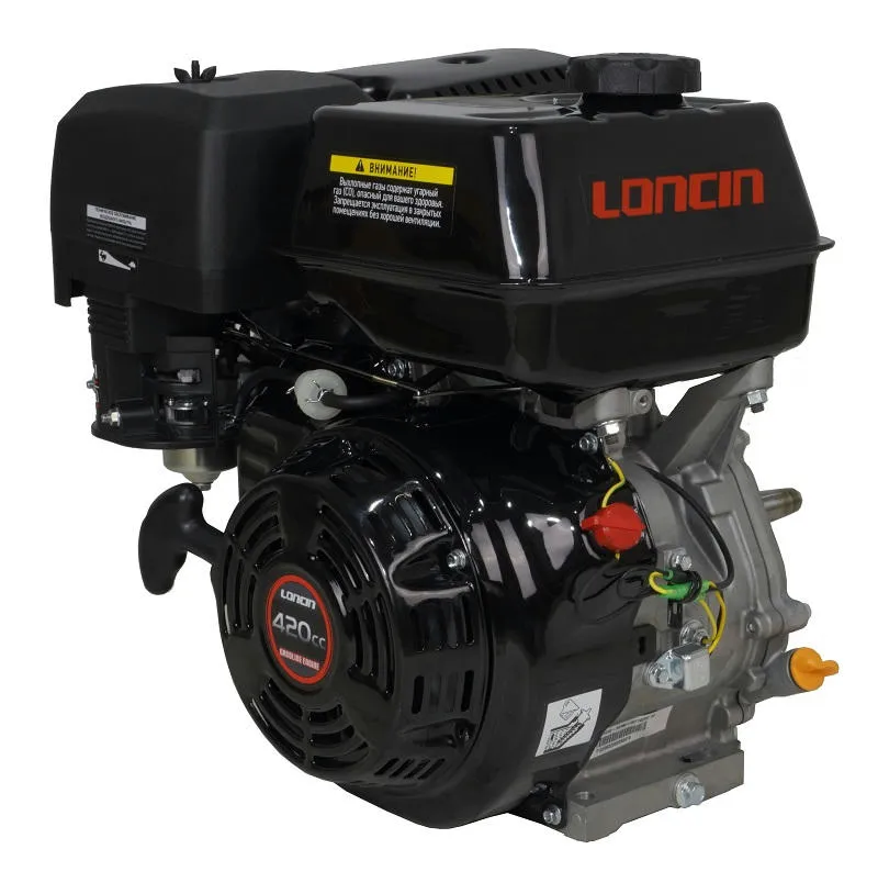 Бензиновый двигатель «Loncin» G420F (L type) конусный вала 105.95мм