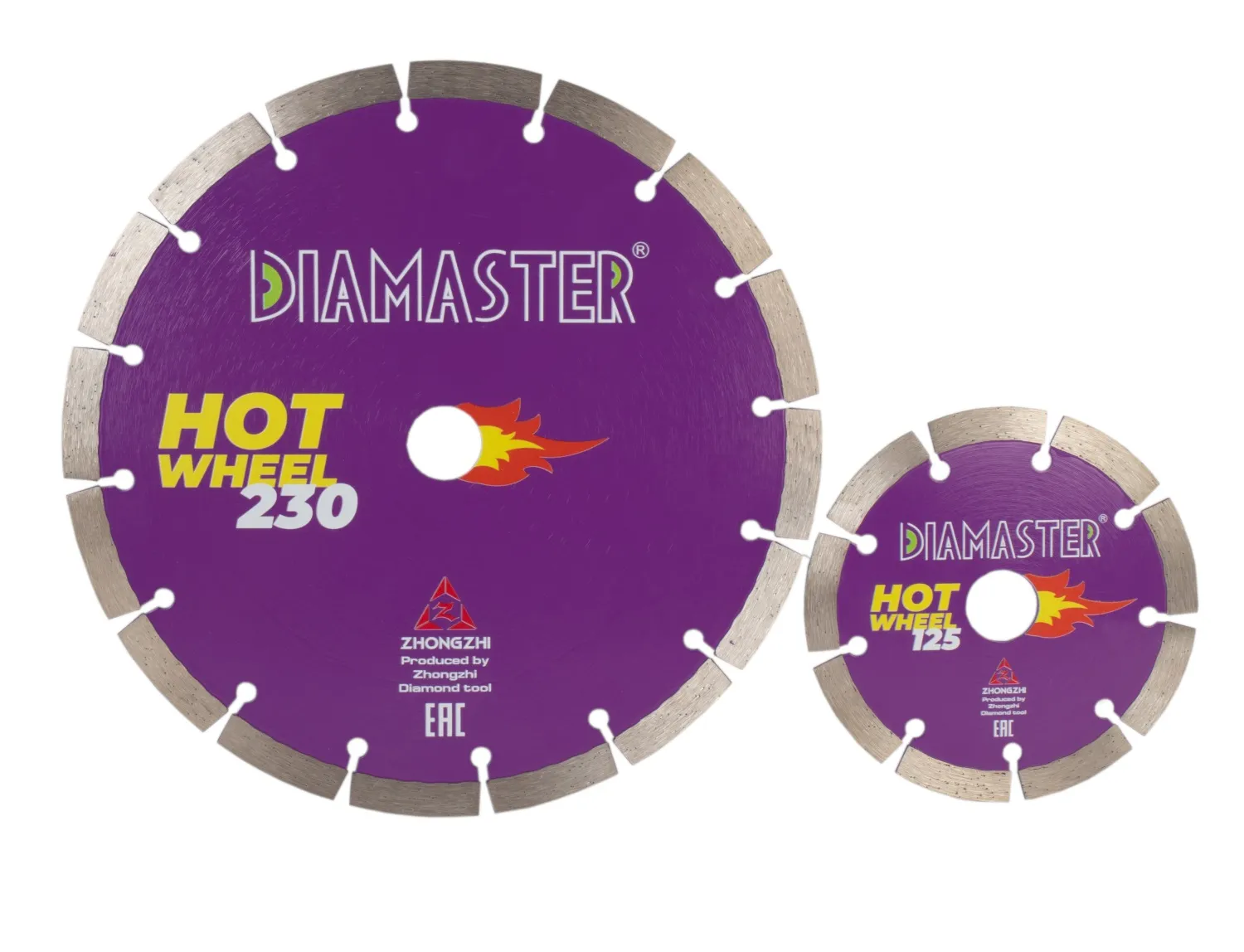 Сегментный диск DIAMASTER HOT WHEEL 12522,210z универсал резка камня