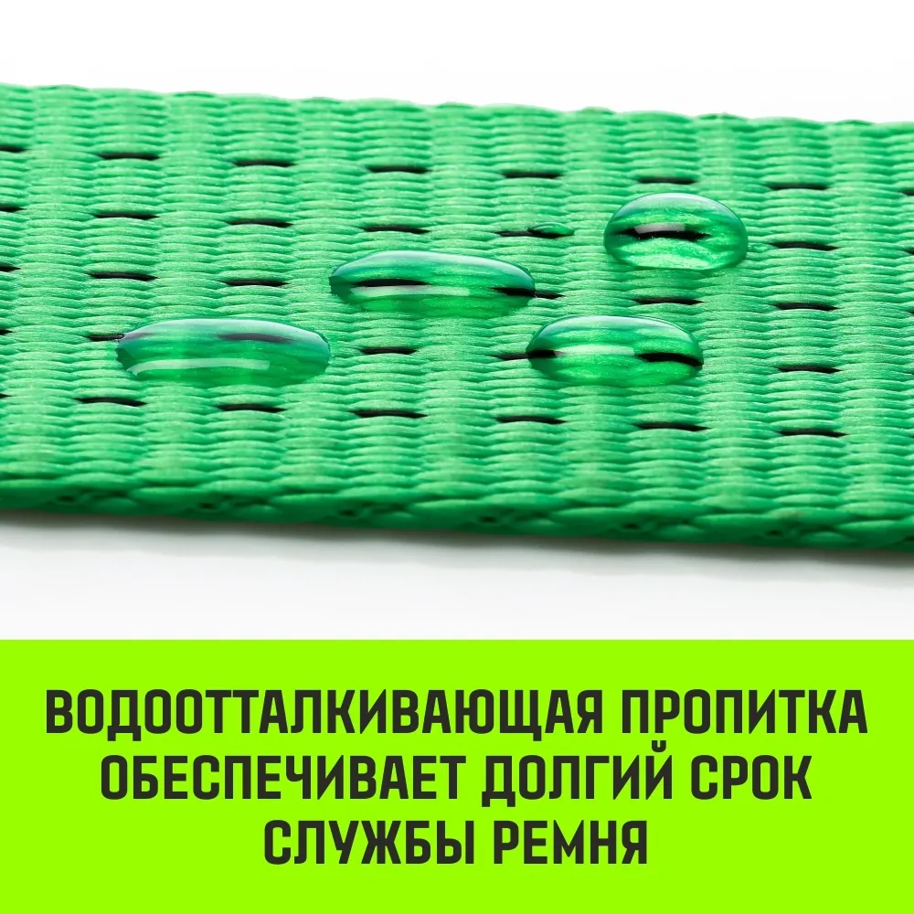 Комплект 2шт кольцевых ремней стяжных с храповым механизмом HITCH REGULAR 25мм 1т 8м SZ092903