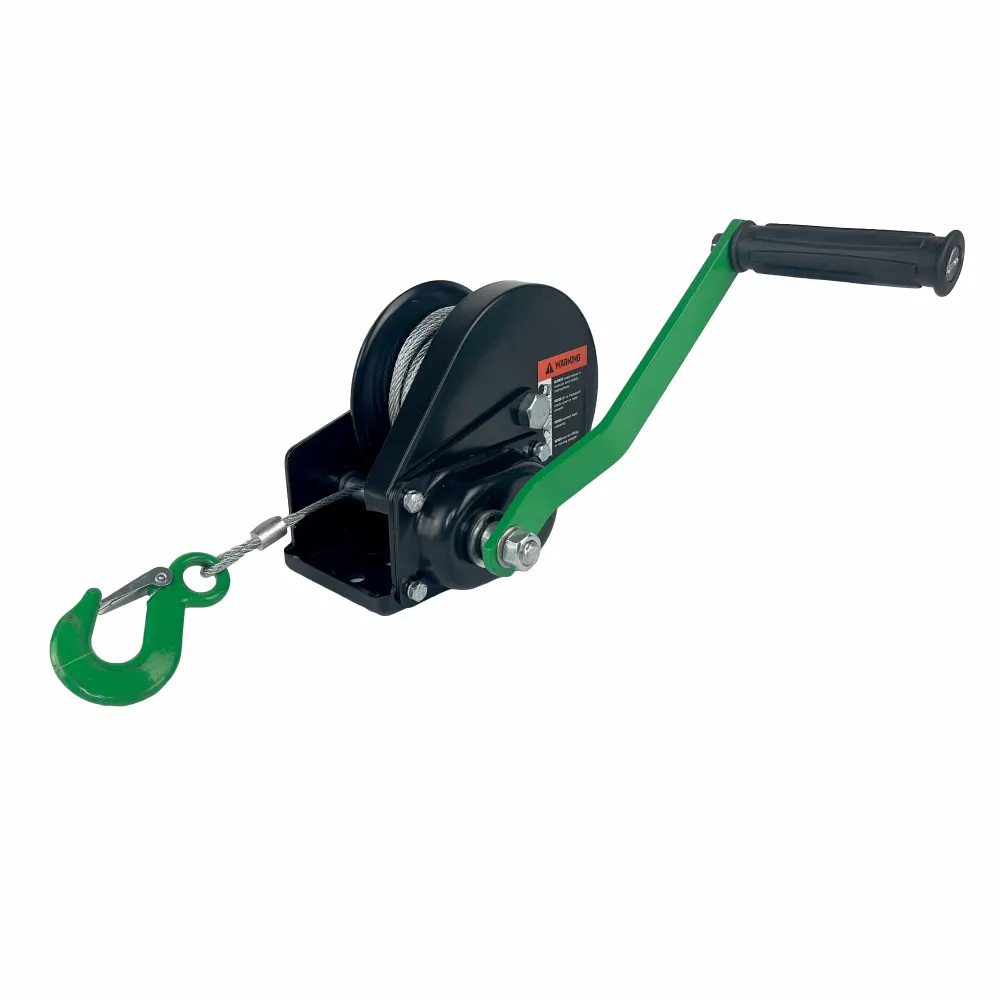 Ручная лебедка барабанная с тормозом HITCH HWB 500, 500 кг, лента 10 м SZ073182