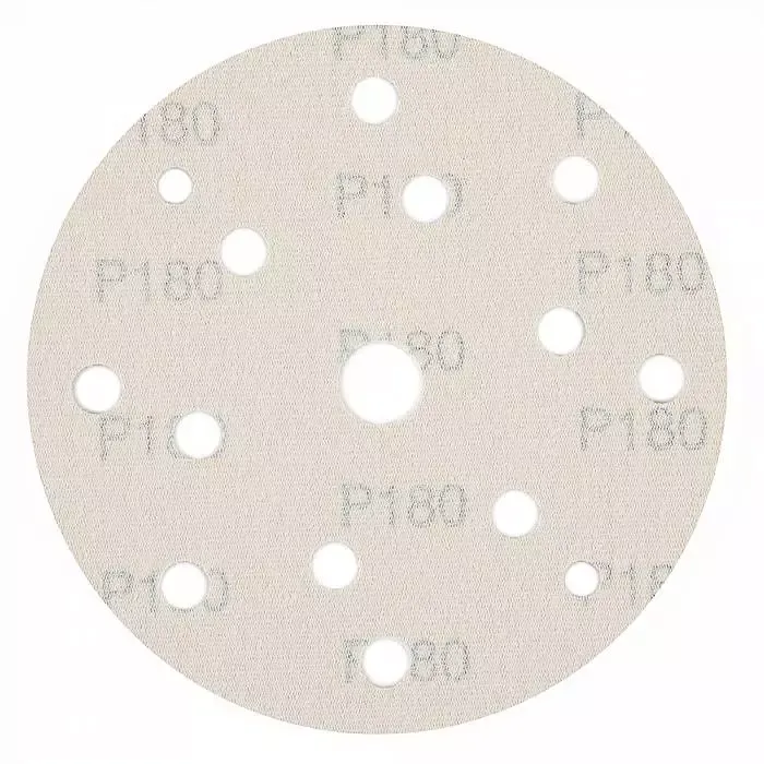 Абразив на бумажной основе Schtaer 255Abrasive paper 15 отв D=150 Р180 набор 10 шт для шлифовки