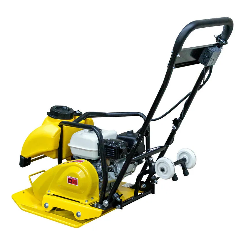 Виброплита STEM SPC 191 (Honda GX160) с колесами, съемной ручкой, баком