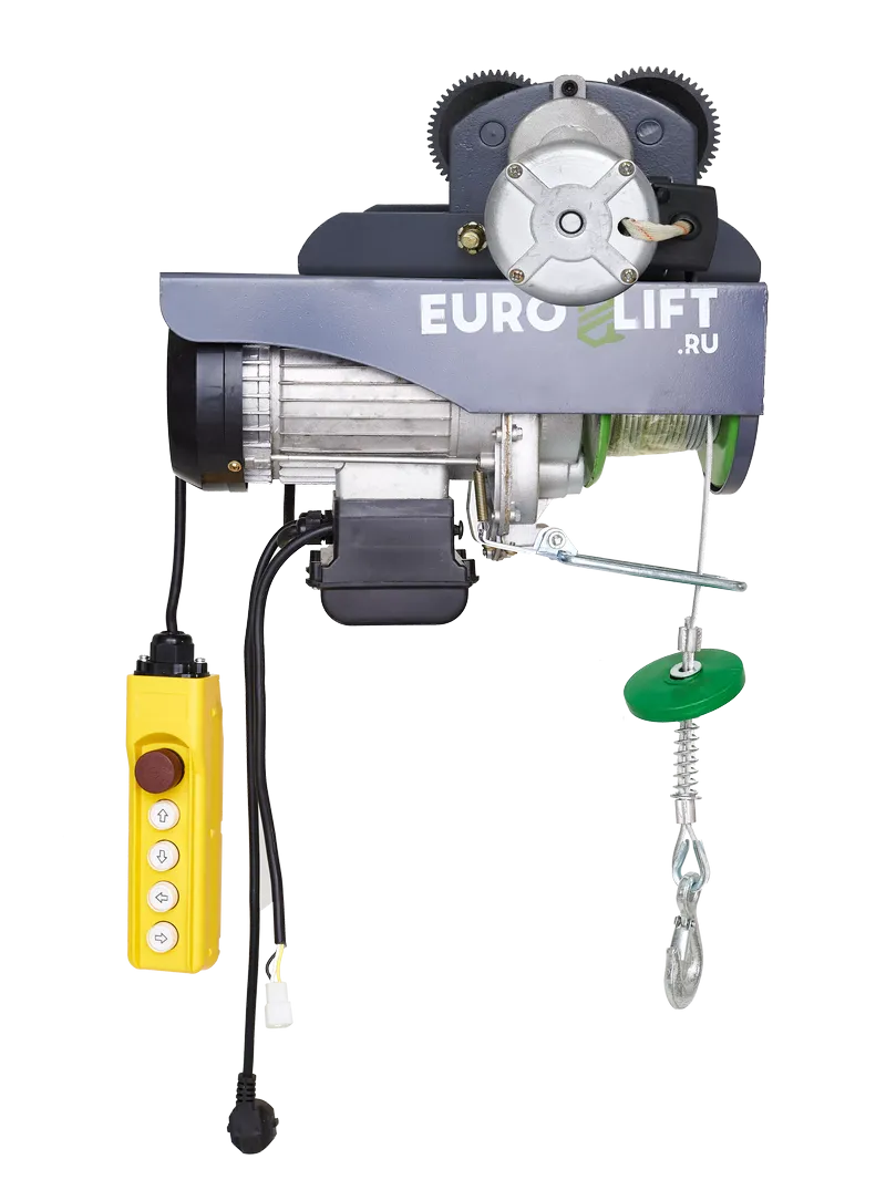 Передвижная лебедка электрическая KX 500 г/п 250/500 кг, в/п 18/9 м «EURO-LIFT»
