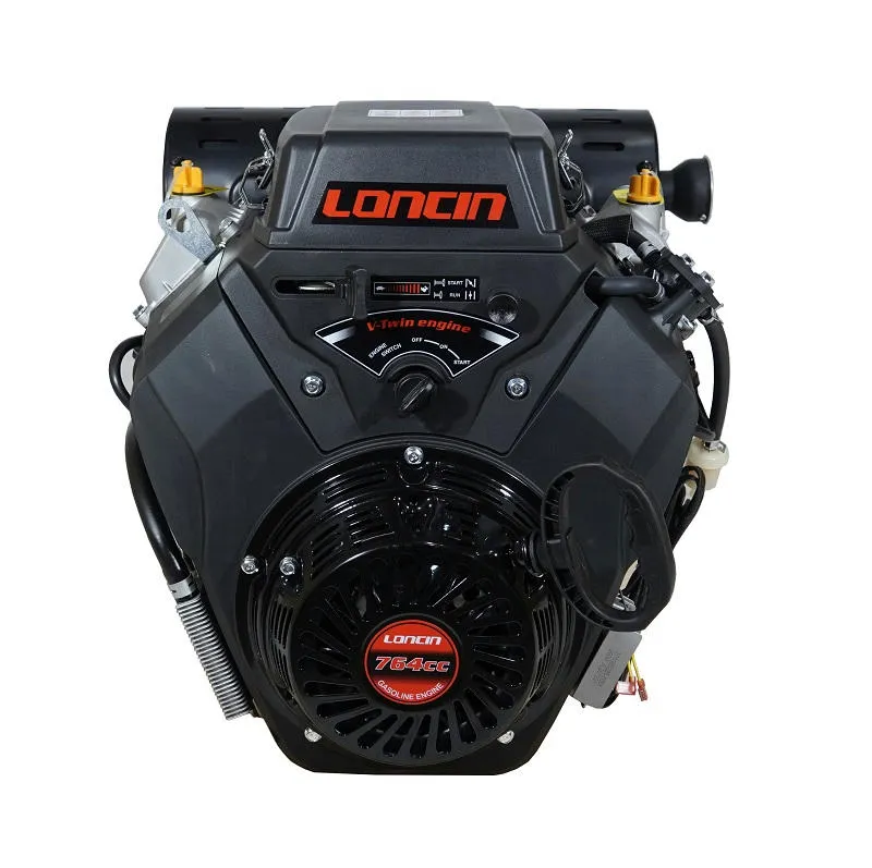 Бензиновый двигатель «Loncin» LC2V80FD (A type) диаметр вала 25.4 20А ручной\электрозапуск