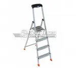 Стремянка Krause Safety с большой полкой 4 ступени