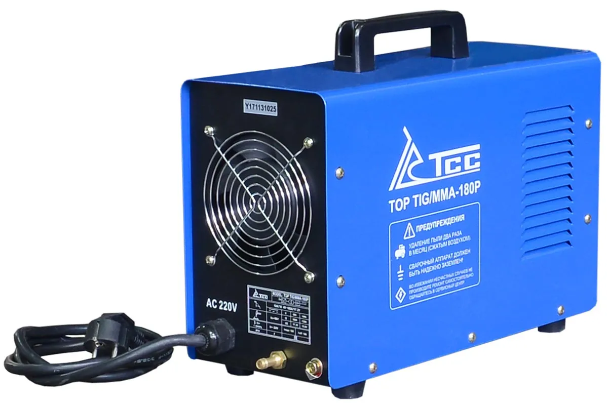 Инвертор сварочный TSS TOP TIG/MMA-180P для аргонодуговой сварки