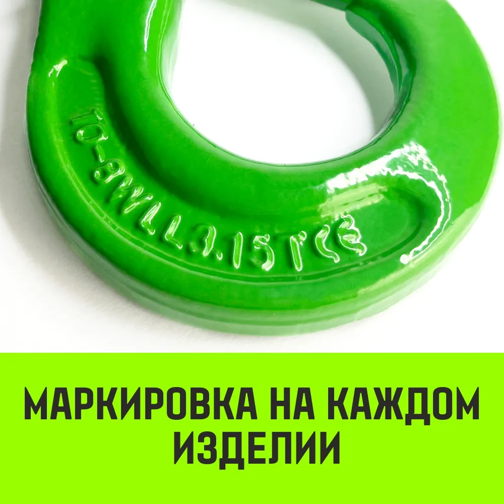 Самозапирающийся крюк с проушиной HITCH, 16-Т8 кл, 8.0 Т SZ071269