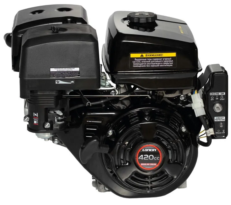 Бензиновый двигатель «Loncin» G420FD (A type) диаметр вала 25 18A