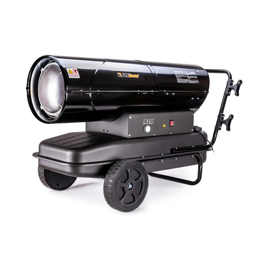 Пушка тепловая дизельная прямого нагрева DD100 (100 кВт) "FoxHeat"