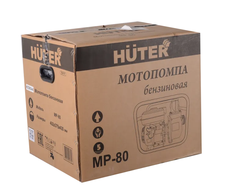 Мотопомпа HUTER MP-80 5.00 0