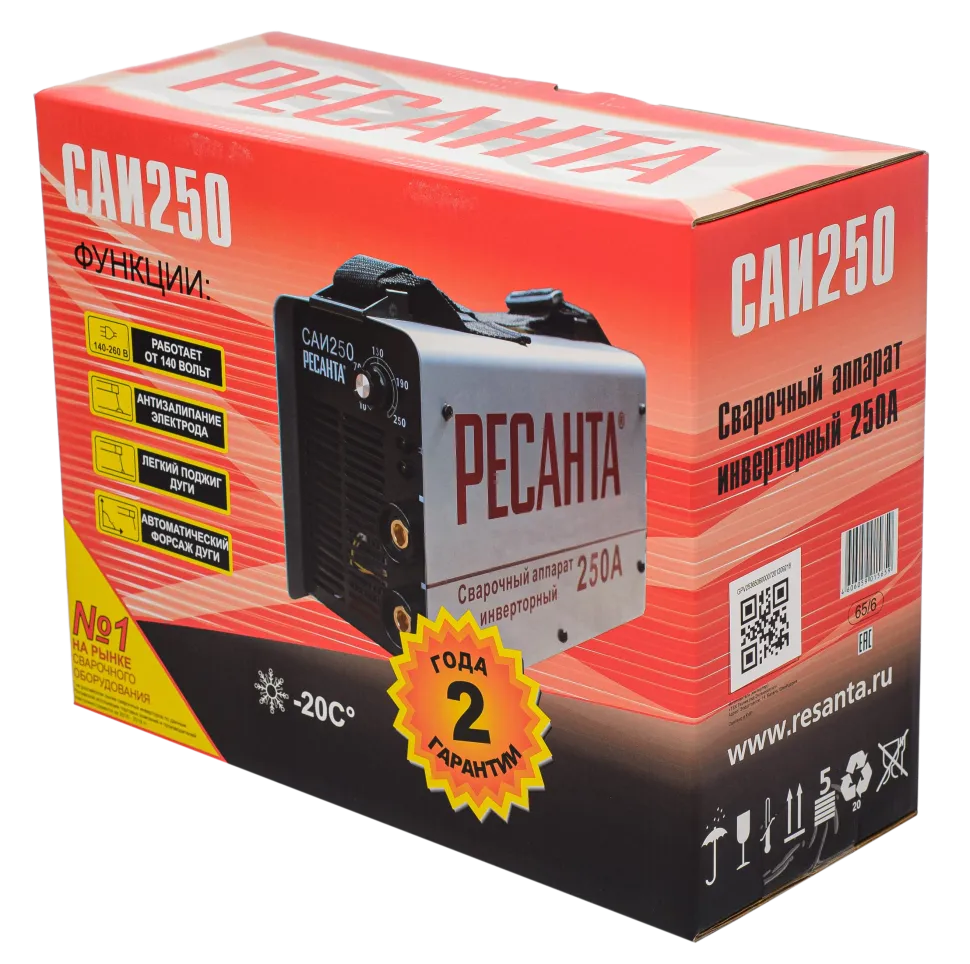 Сварочный аппарат РЕСАНТА САИ-250 в кейсе