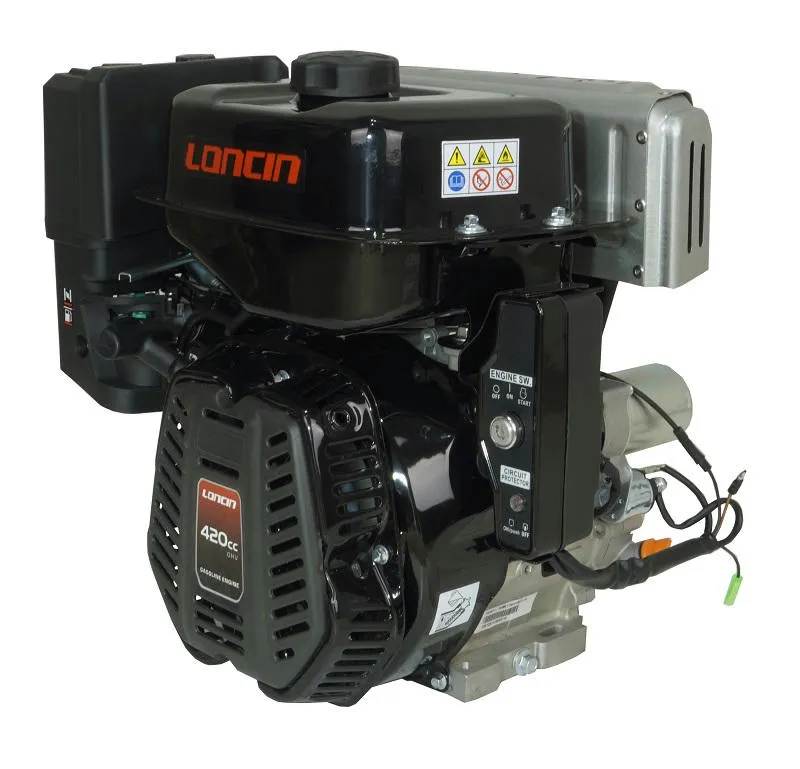 Бензиновый двигатель «Loncin» LC190FDA (A type) диаметр вала 25 5А (лодочная серия)