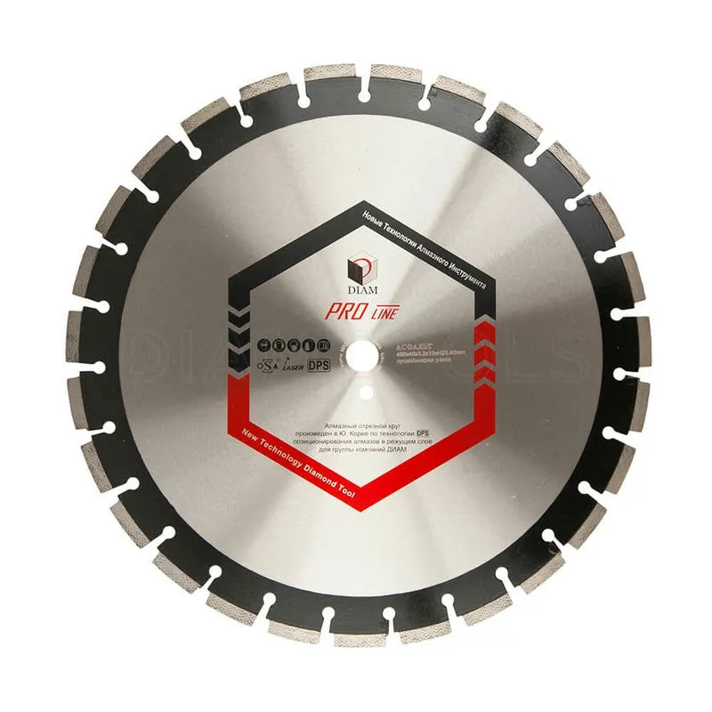 Диск алмазный 450x3.2x10x25.4 по асфальту Pro Line DIAM