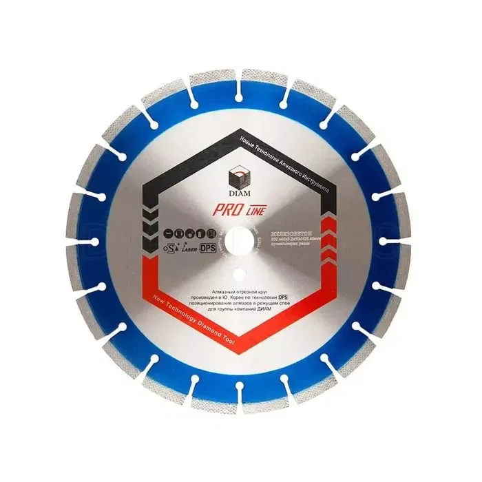 Диск алмазный 300x3.2x10x25.4 по железобетону Pro Line DIAM
