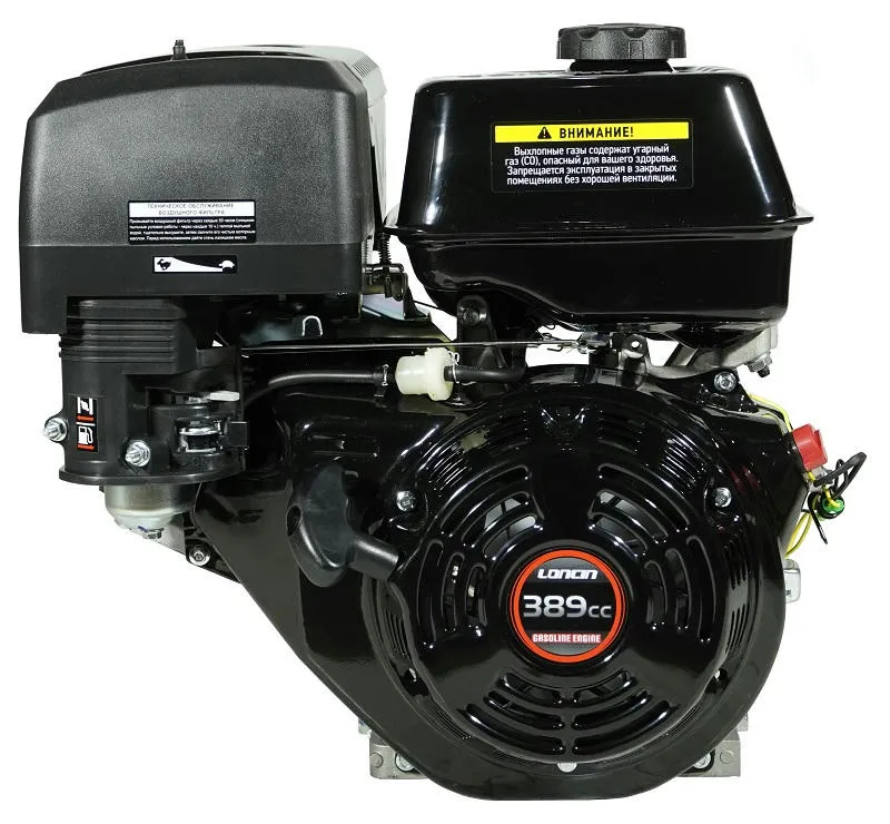 Бензиновый двигатель «Loncin» G390F (I type) диаметр вала 25.4