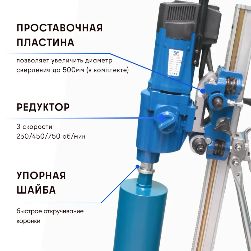 Установка алмазного бурения Keos KS-500 jset