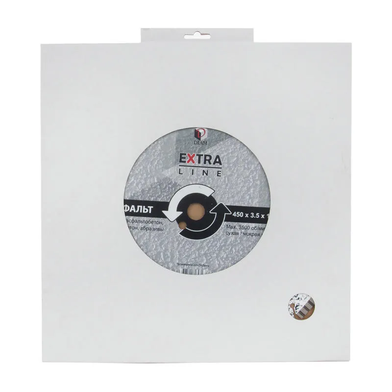 Диск алмазный 450x3.5x12x25.4 по асфальту Extra Line DIAM