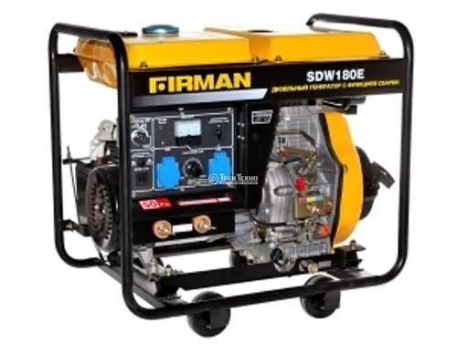 Электростанция со сварочным выпрямителем SDW 180E "FIRMAN"