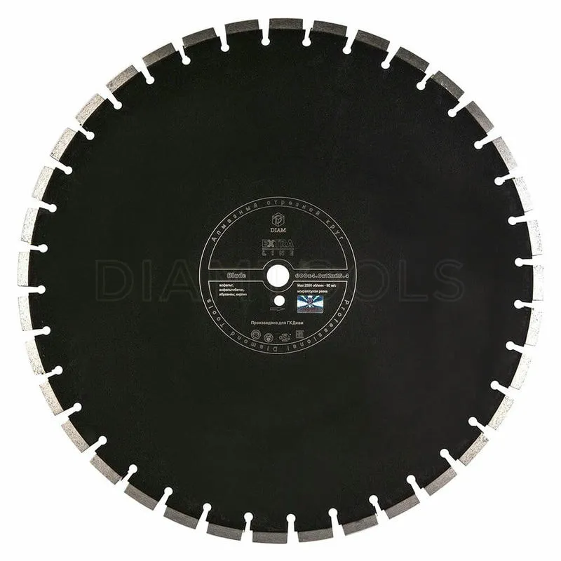 Диск алмазный 600x4.0x12x25.4 по асфальту Extra Line DIAM Blade