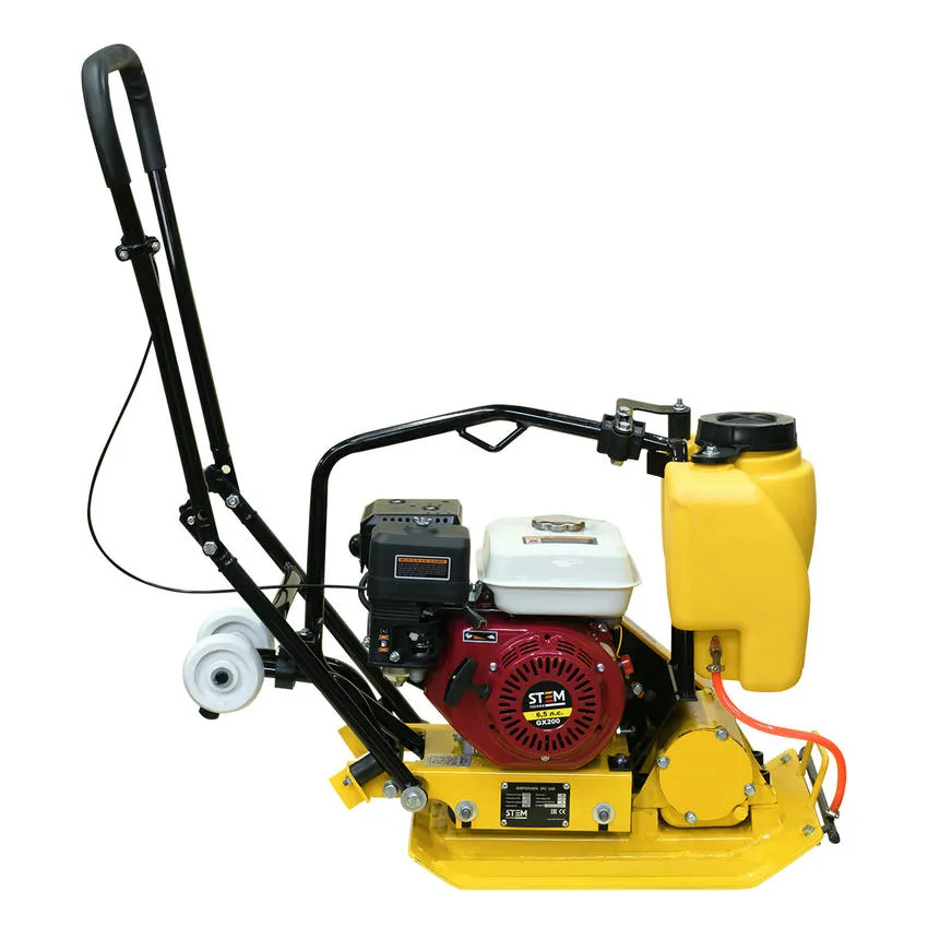 Виброплита STEM SPC 162 (STEM TECHNO GX160, 60 кг, колеса, съемная ручка, бак для воды)