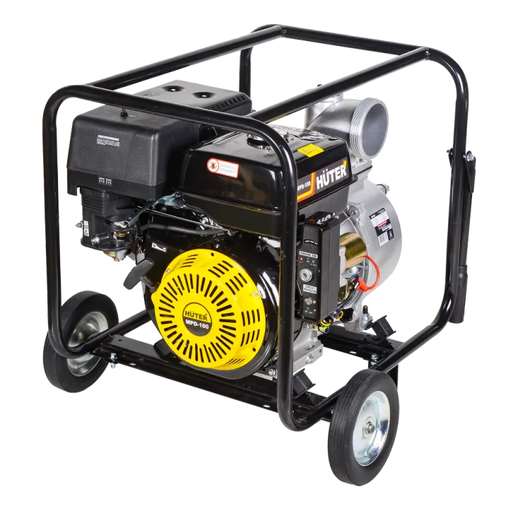 Мотопомпа бензиновая HUTER MPD-100