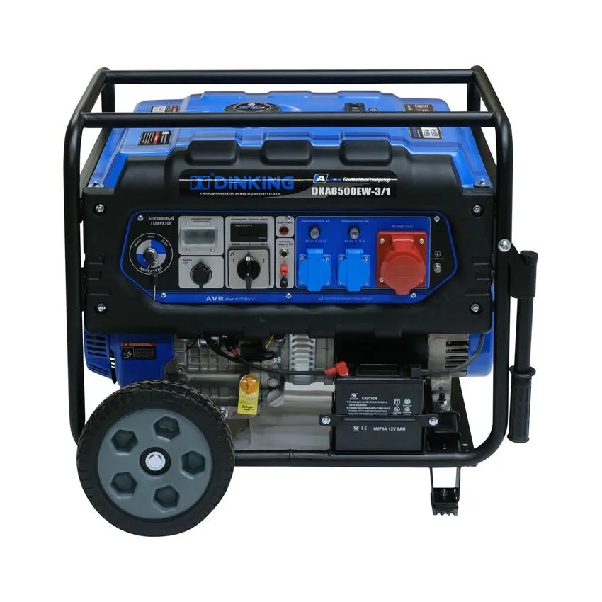 Генератор бензиновый Dinking DKA8500EW-3/1 (8,5кВт,230/400 В, электростартер, 17лс, колёса, АВР) (ГЕН022)