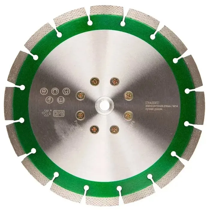 Диск алмазный 230x2.6x10xМ14 с фланцем Pro Line Laser Granite DIAM