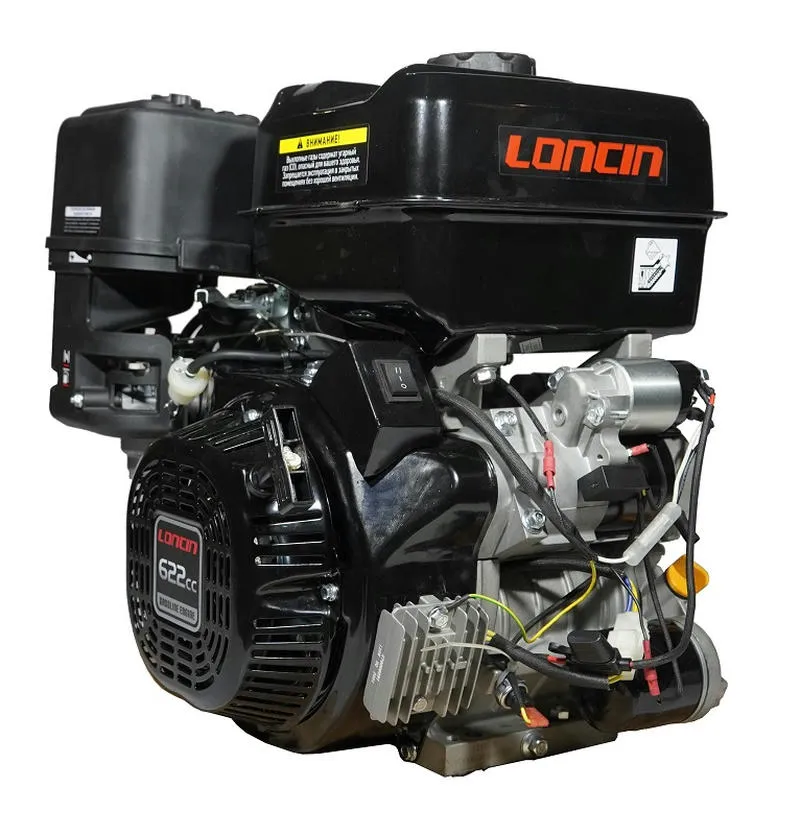 Бензиновый двигатель «Loncin» LC196FD (D type) диаметр вала 25 20A