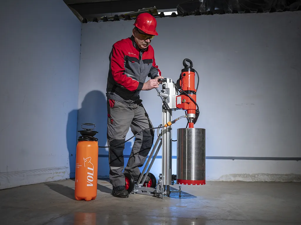 Комплект для алмазного сверления VOLL INDUSTRIAL V-Kit 400 для сверления