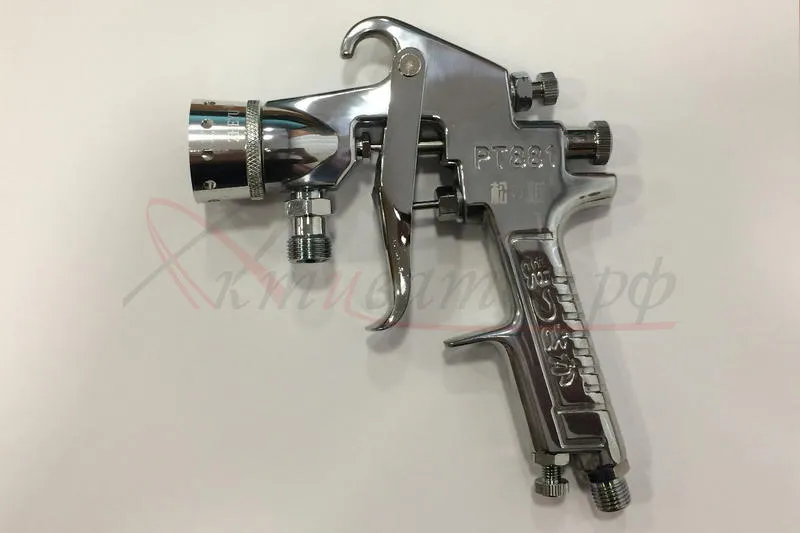 Пистолет краскораспылитель "AKTISPRAY" AvS-881P (W-77) (с подачей краски снизу, для баков красконагнетательных и т.п.)