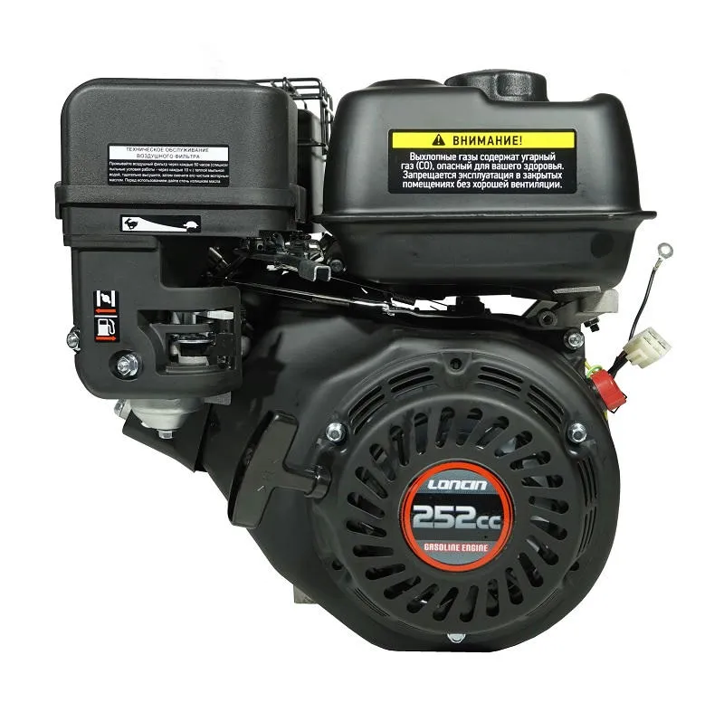 Бензиновый двигатель «Loncin» LC175F-2 (R type) диаметр вала 19 5А