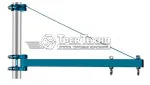 Штанга для тали HST-1000-750-B «TOR»