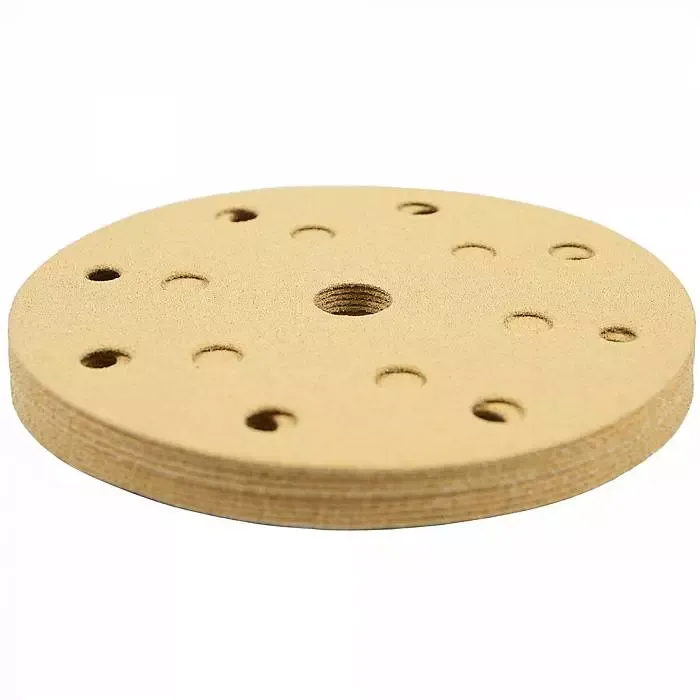 Абразив на бумажной основе Schtaer 255Abrasive paper 15 отв D=150 Р120 набор 10 шт для шлифовки