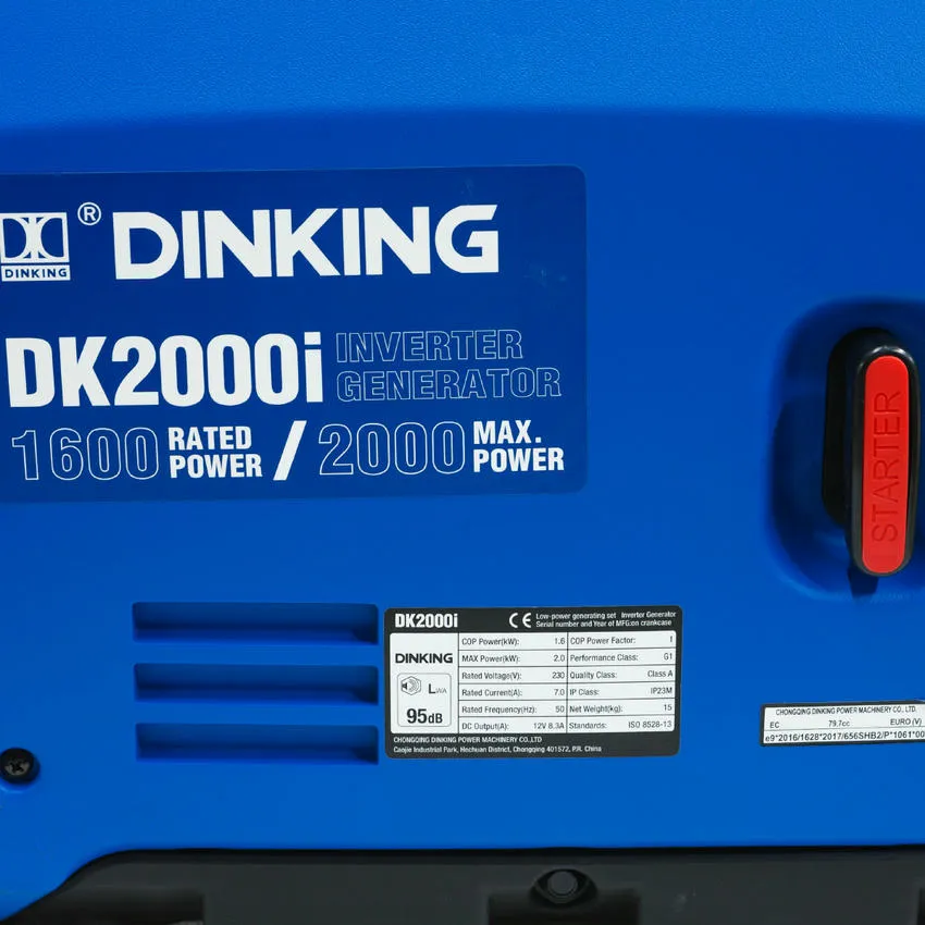 Генератор бензиновый инверторный Dinking DK2000i 2 кВт (ГЕН017)