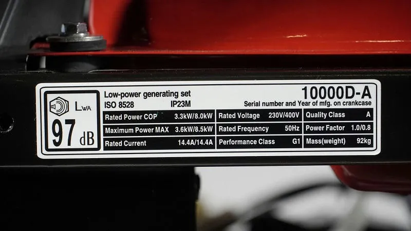 Бензиновый генератор «Loncin»  LC10000D-AS, 3-х фазный