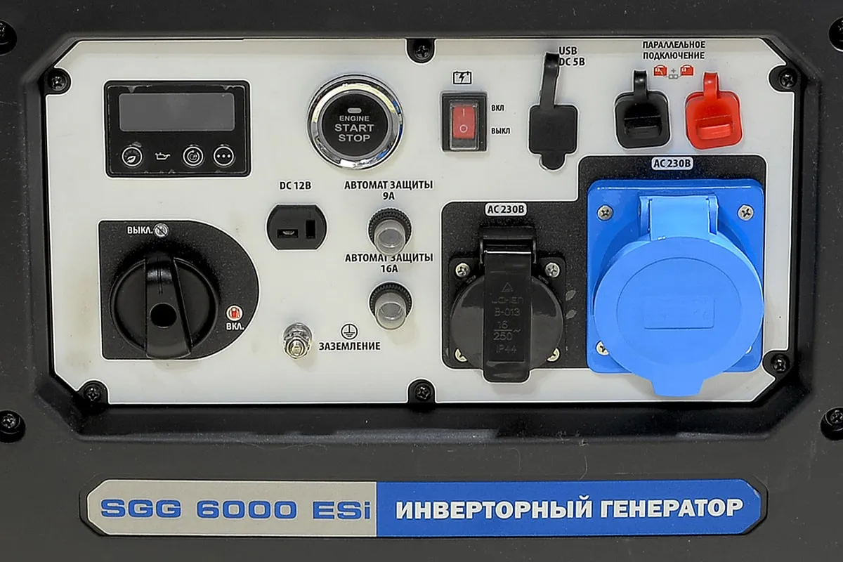 Генератор бензиновый инверторный SGG 6000ESi для бытового и строительного применения