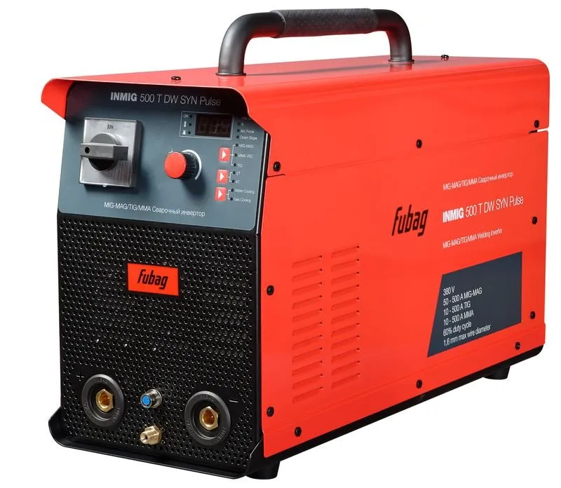 Полуавтомат сварочный INMIG 500T DW SYN PULSE (подающий механизм DRIVE INMIG DW SYN PULSE, горелка FB 500 3m, блок охлаждения, тележка, шланг пакет 5м) FUBAG