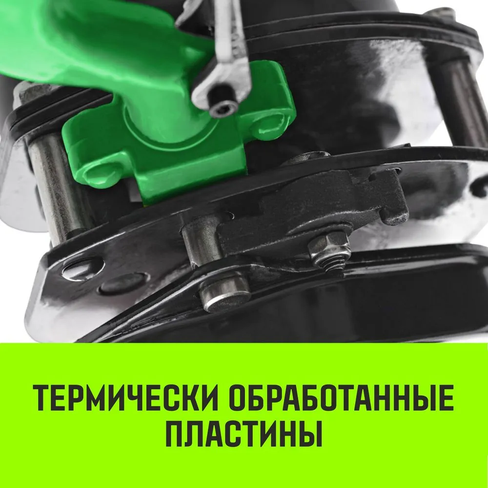 Ручная таль рычажная HITCH LH201-GSB, 1 т, 9 м. Гальваническая цепь. Защита от перегруза SZ060972