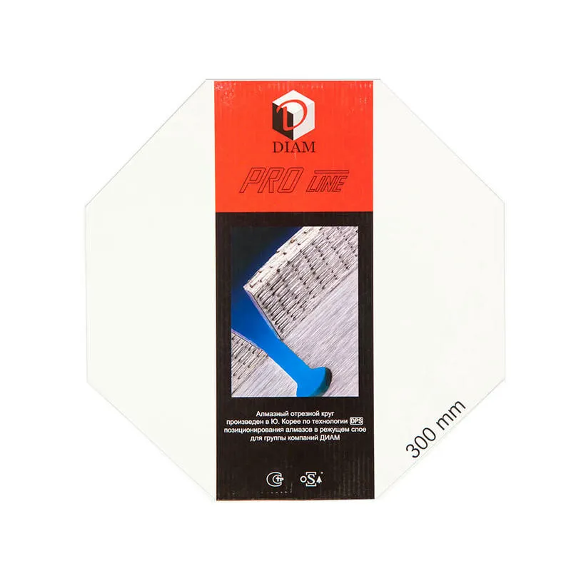 Диск алмазный 300x3.2x10x25.4 по асфальту Pro Line DIAM