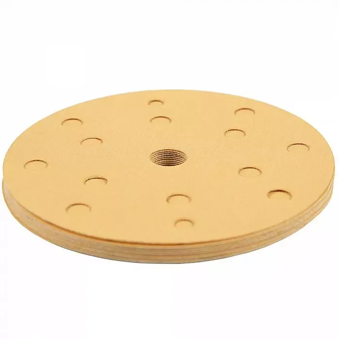 Абразив на бумажной основе Schtaer 255Abrasive paper 15 отв D=150 P280 набор 10 шт для шлифовки