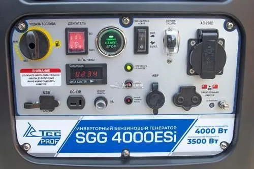 Инверторный бензогенератор SGG 4000ESi с блоком АВР