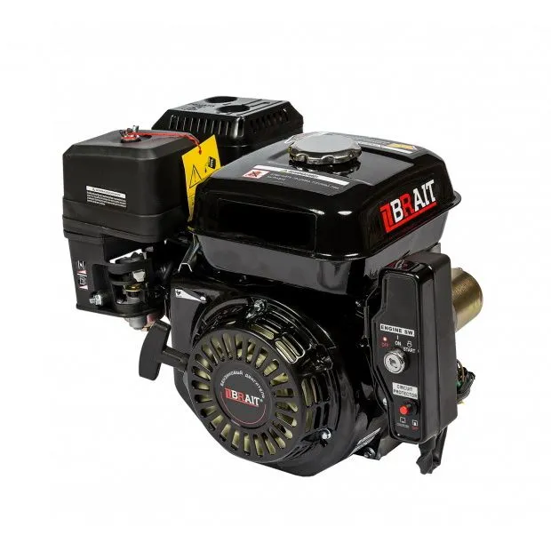 Бензиновый двигатель BRAIT-275PEG (177FDG) мощность 9 л.с.  d- под шлицы