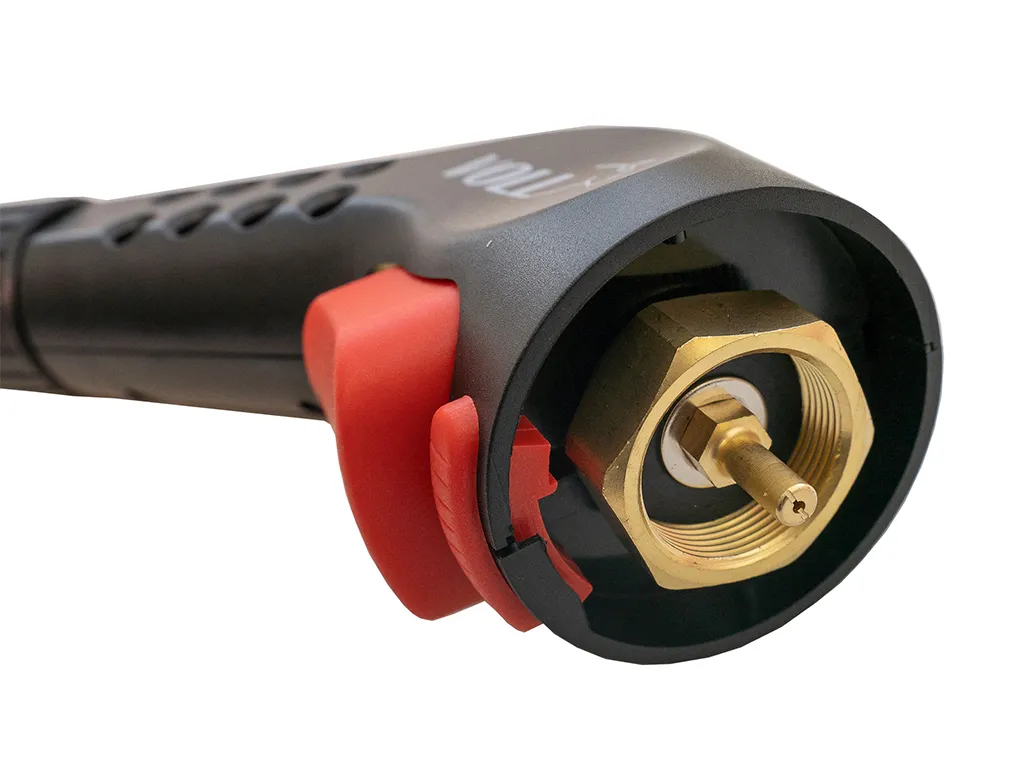 Газовая горелка Turbo-V МАПП US 1" c пьезоподжигом для пайки