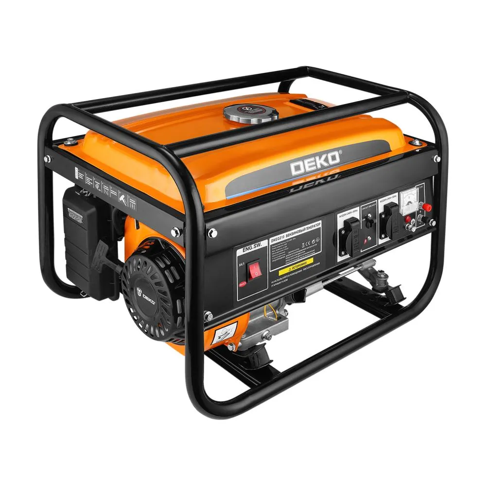 Бензиновый генератор DKEG210, 3,2 кВт "DEKO"