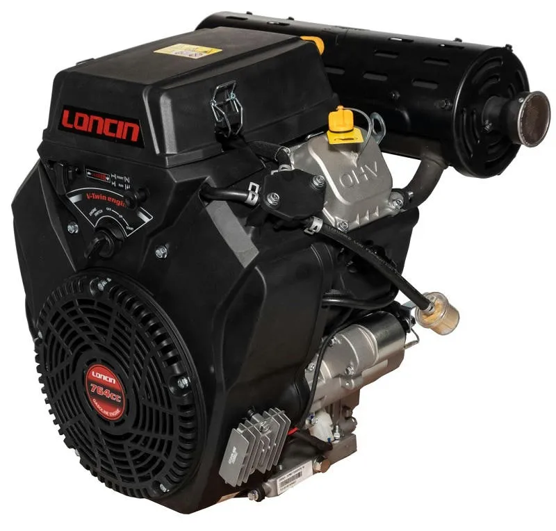 Бензиновый двигатель «Loncin» LC2V80FD (B type) конусный вала 10А электрозапуск