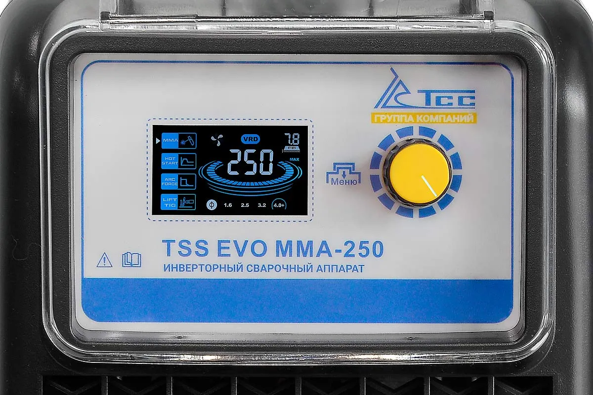 Инвертор сварочный TSS EVO MMA-250 для строительных площадок