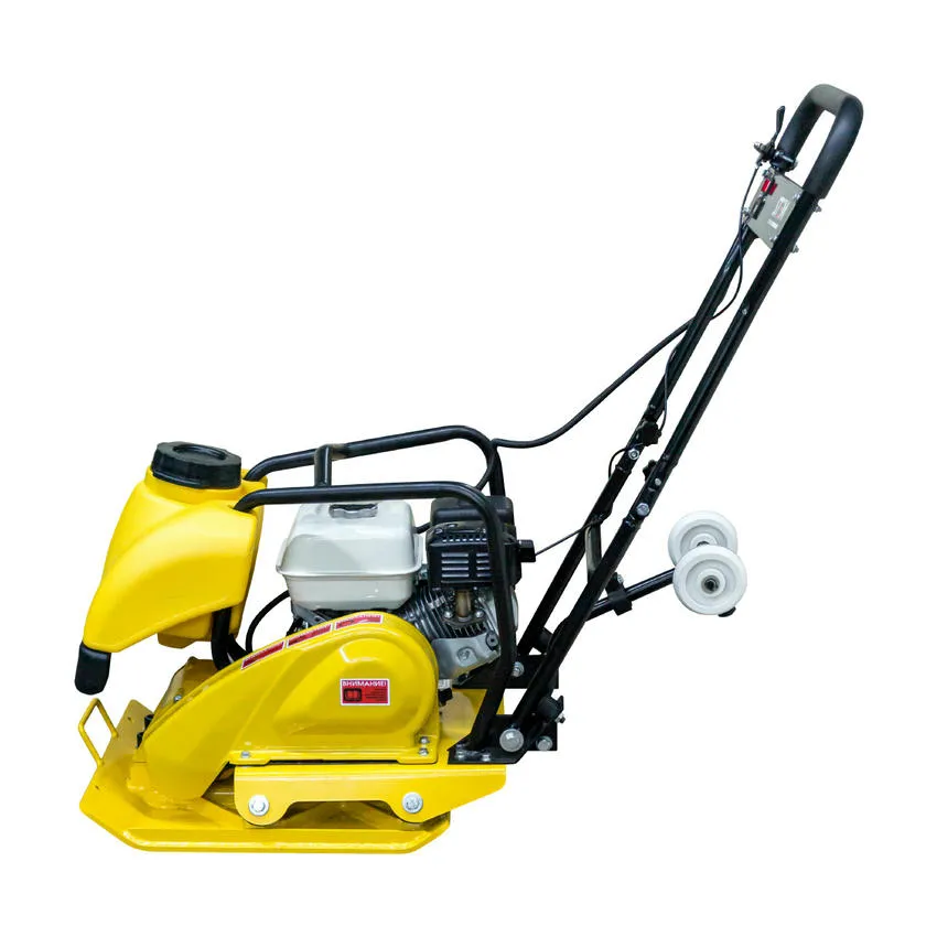 Виброплита STEM SPC 191 (Honda GX160) с колесами, съемной ручкой, баком