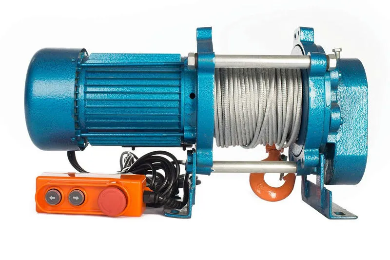 Лебедка CD-500-A (KCD-500 kg, 380 В) с канатом 30 м TOR