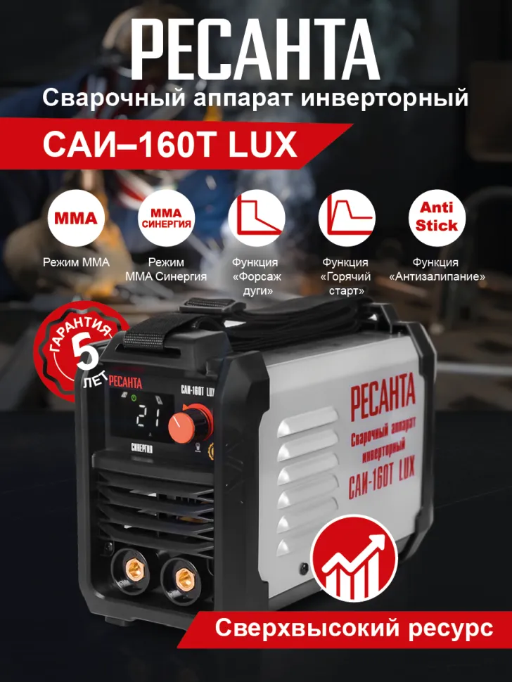 Сварочный аппарат РЕСАНТА САИ-160Т LUX